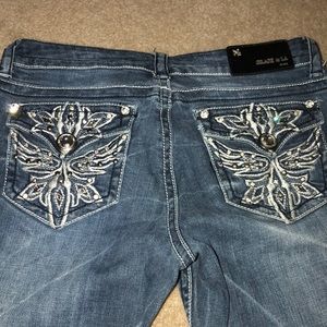 Sparkle and Diamond Bootcut Jeans